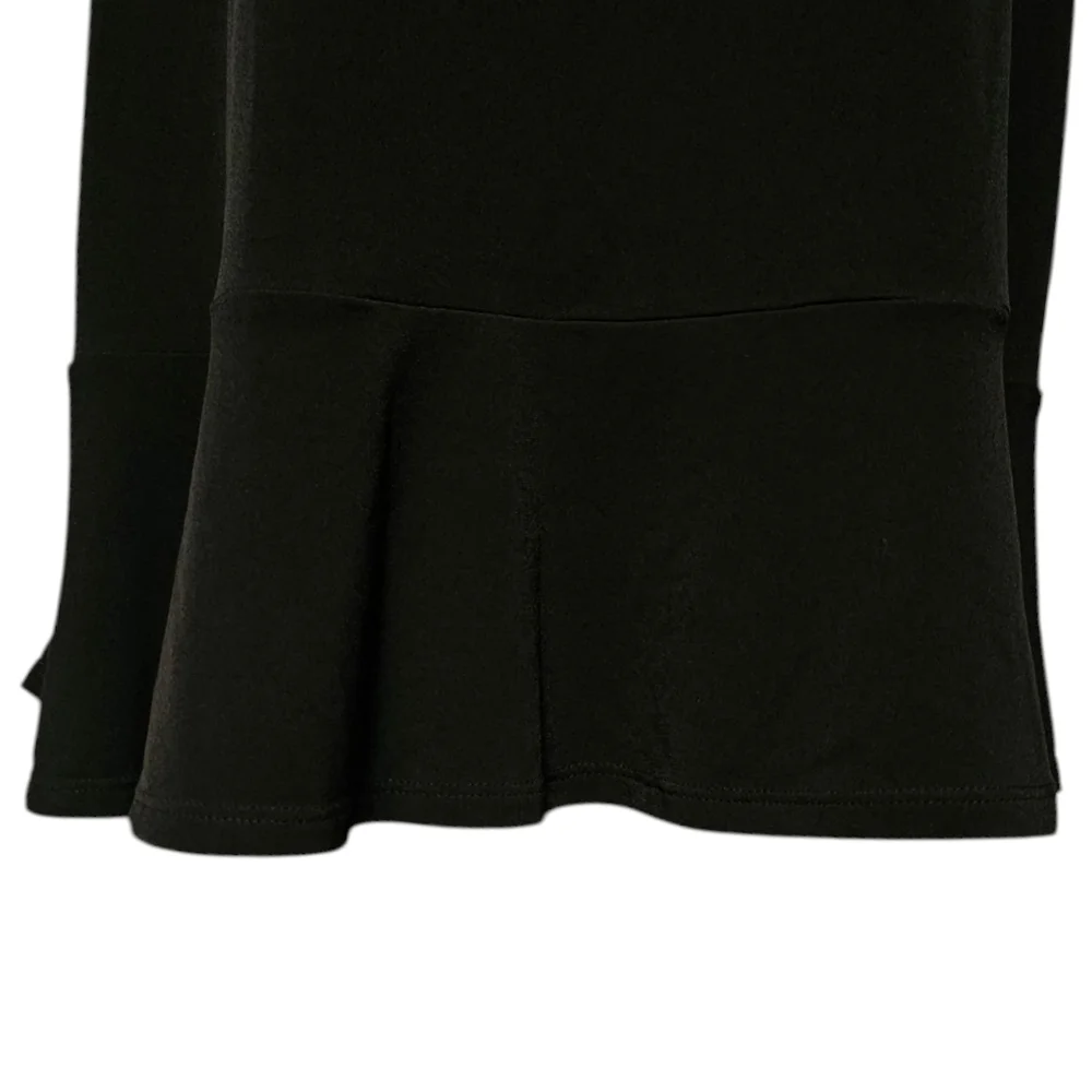 WHBM Dress Black Keyhole Front & Back Sleeveless Stretch Anti-Wrinkle sz M